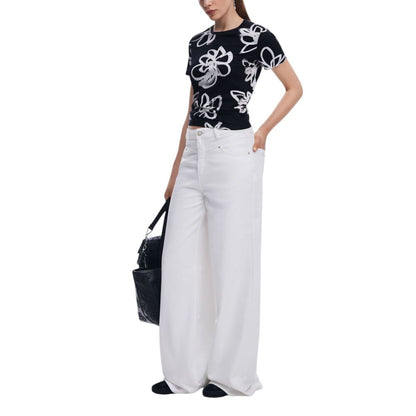 Desigual Black Cotton T-Shirt