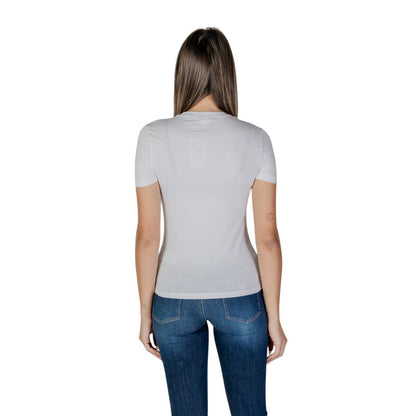 Desigual White Cotton T-Shirt