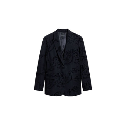 Desigual Black Polyester Blazer