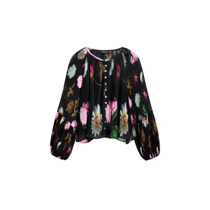 Desigual Black Polyester Blouse