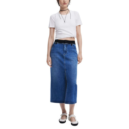 Desigual Blue Polyester Long