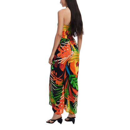Desigual Black Viscose Jumpsuit