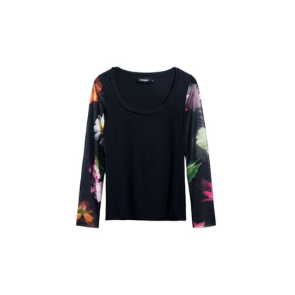 Desigual Black Cotton Long Sleeve