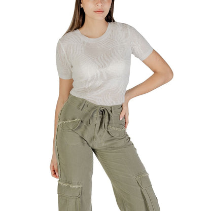 Desigual White Viscose T-Shirt