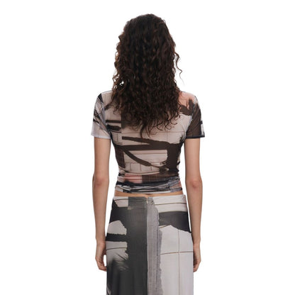 Desigual Black Polyester T-Shirt