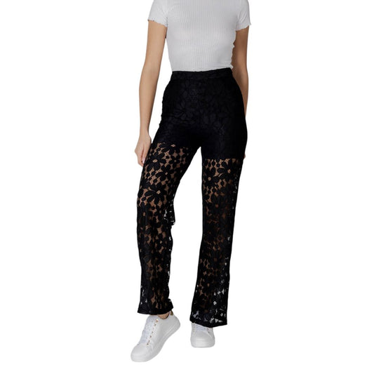 Desigual Black Polyester Pant