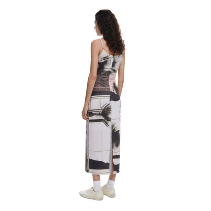 Desigual Beige Polyester Long