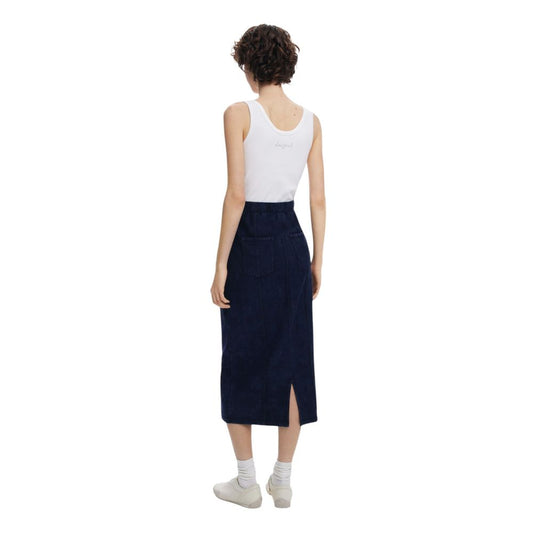 Desigual Blue Cotton Long