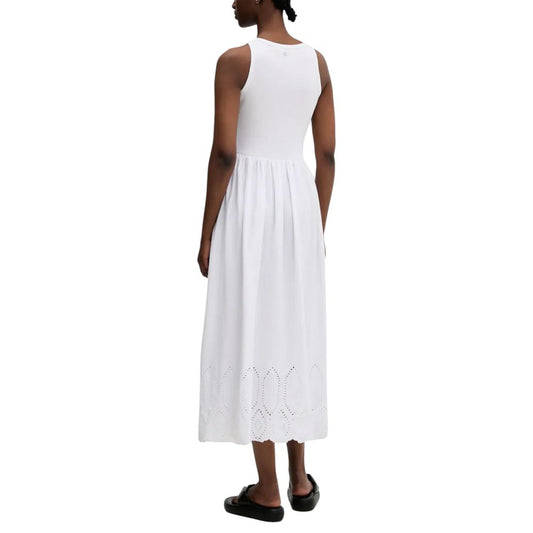 Desigual White Cotton Short