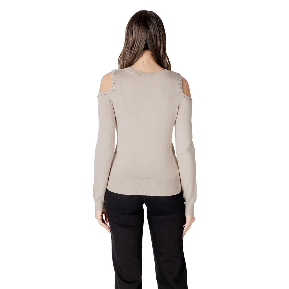 Only Beige Viscose Sportswear
