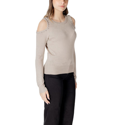 Only Beige Viscose Sportswear