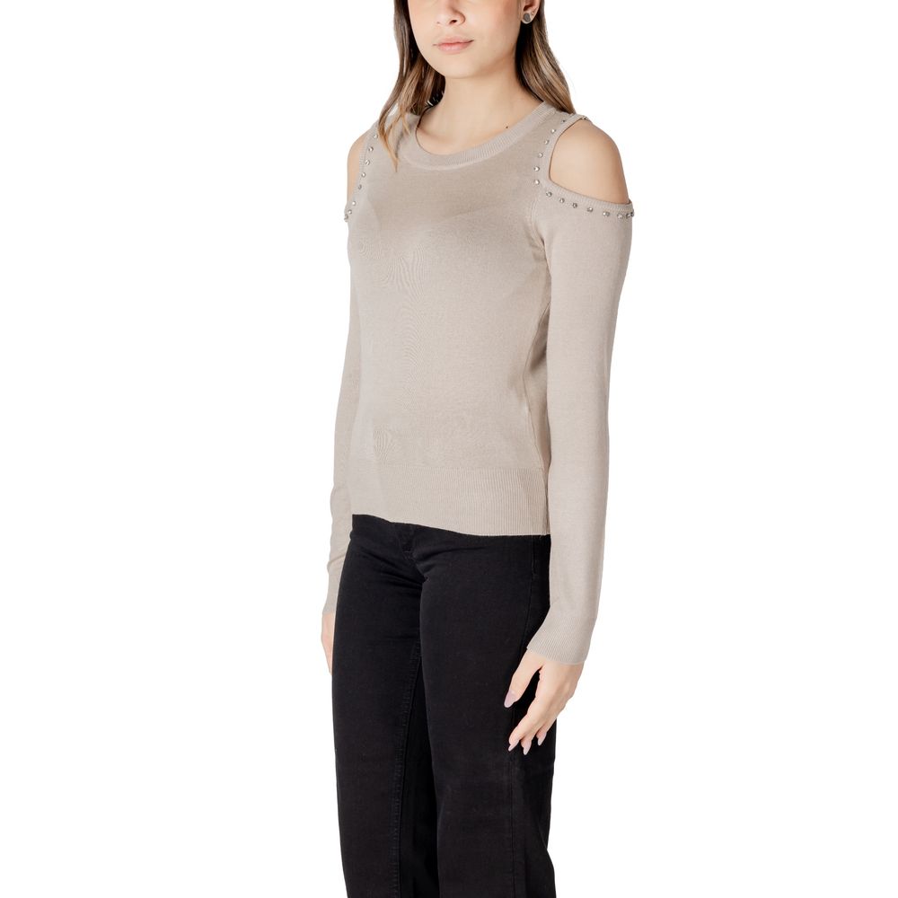 Only Beige Viscose Sportswear