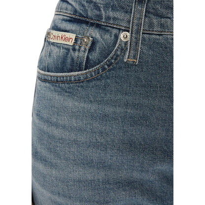 Calvin Klein Jeans Blue Cotton Slim Fit Jean