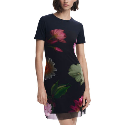 Desigual Black Polyester Short