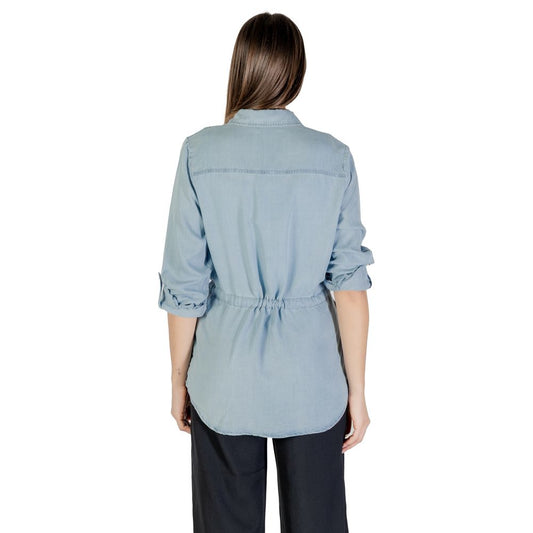 Only Light Blue Tencel Blouse