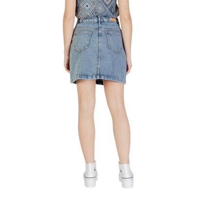 ICHI Light Blue Cotton Mini