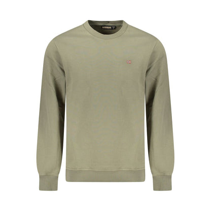 Napapijri Green Cotton Men Sweater