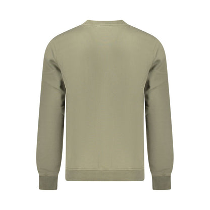 Napapijri Green Cotton Men Sweater