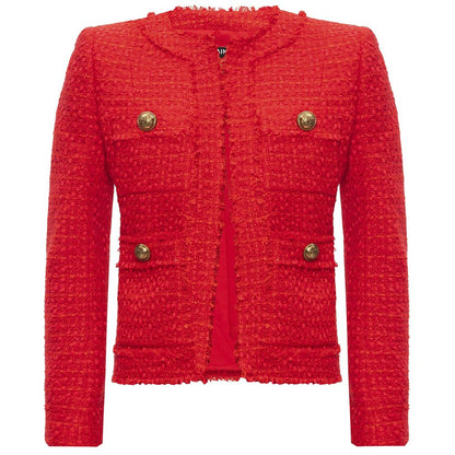 Balmain Red Nylon Suits & Blazer