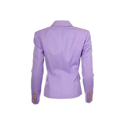 Balmain Purple Wool Suits & Blazer
