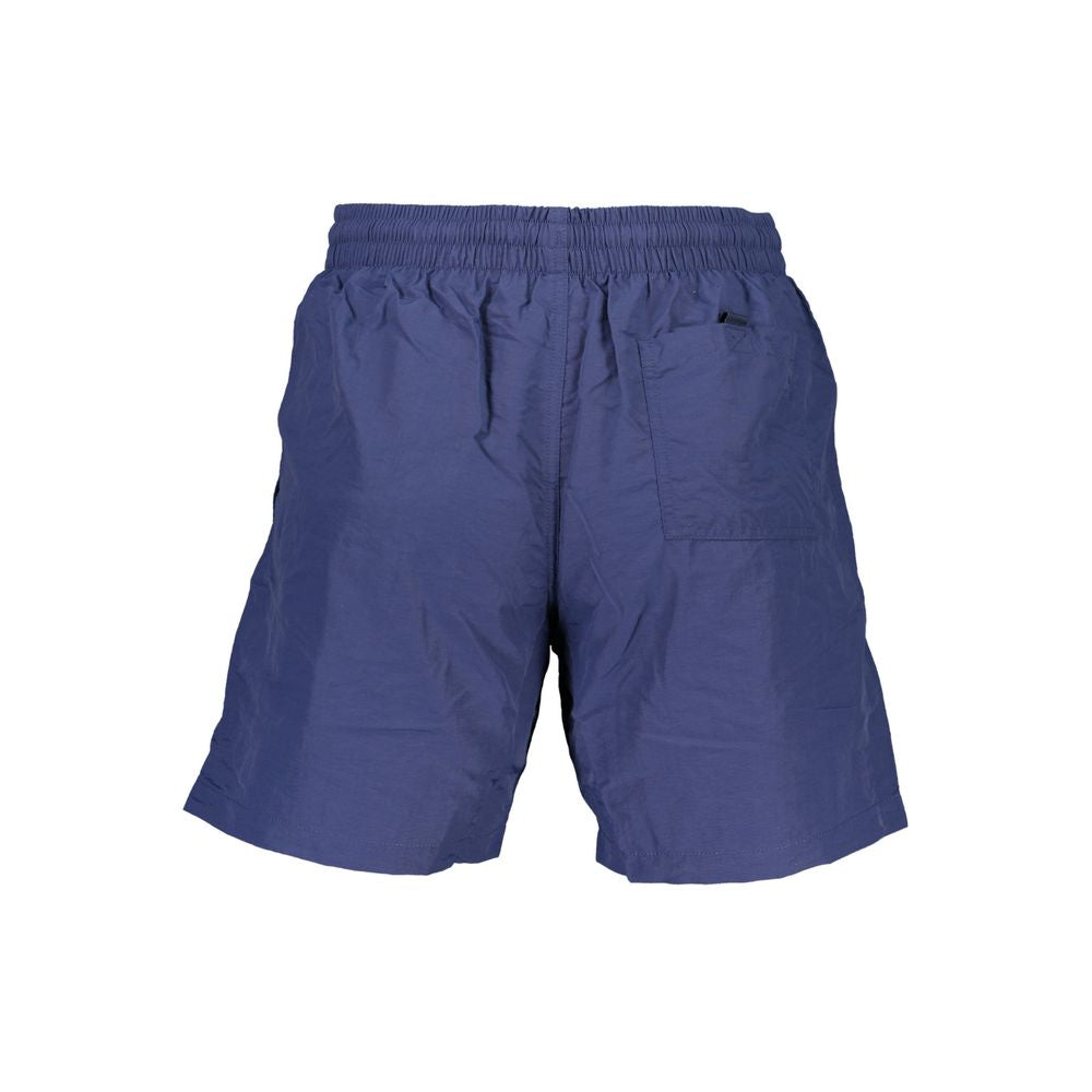Norway 1963 Blu Polyamide Men's Swim Boxer