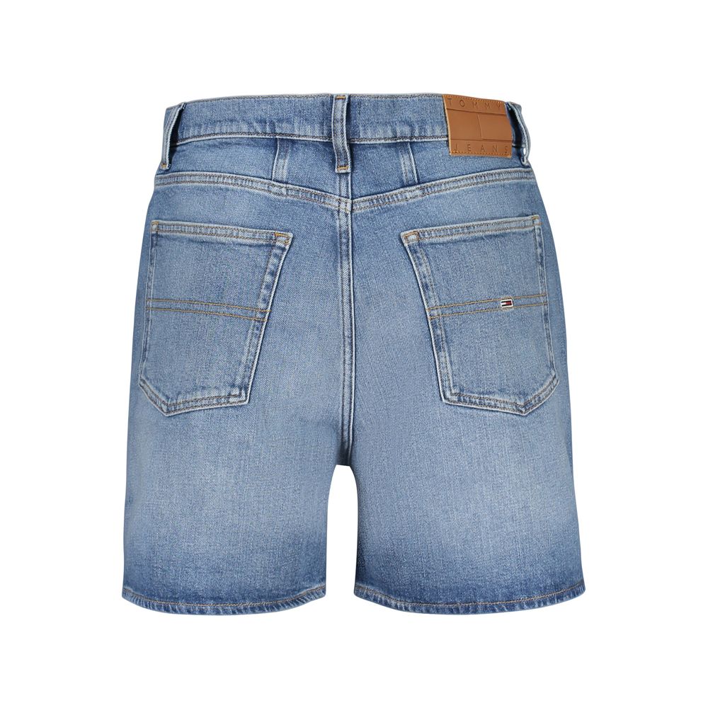 Tommy Hilfiger Blu Cotton Women Short
