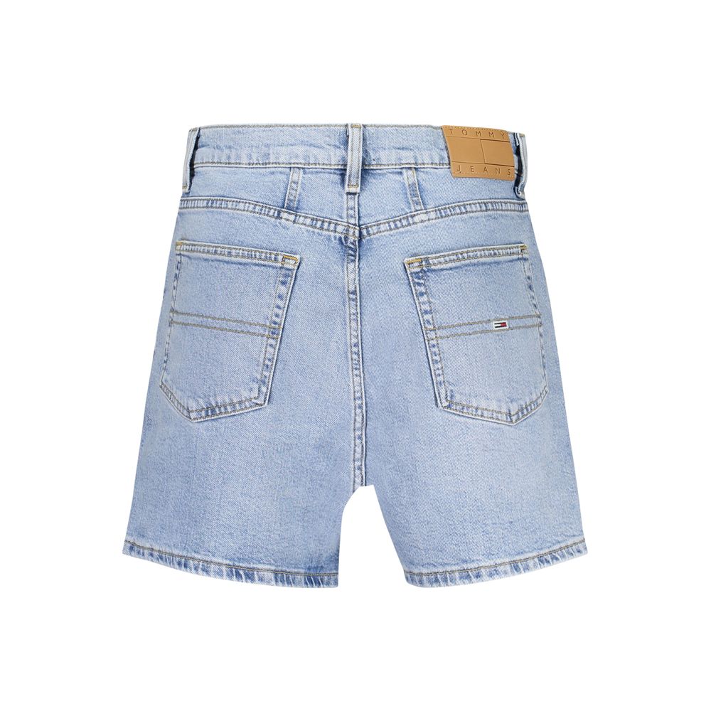 Tommy Hilfiger Azzurro Cotton Women Short