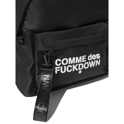 Comme Des Fuckdown Black Polyester Backpack