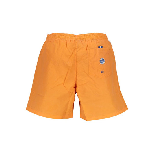 North Sails Arancione Polyester Men's Swim Trunk