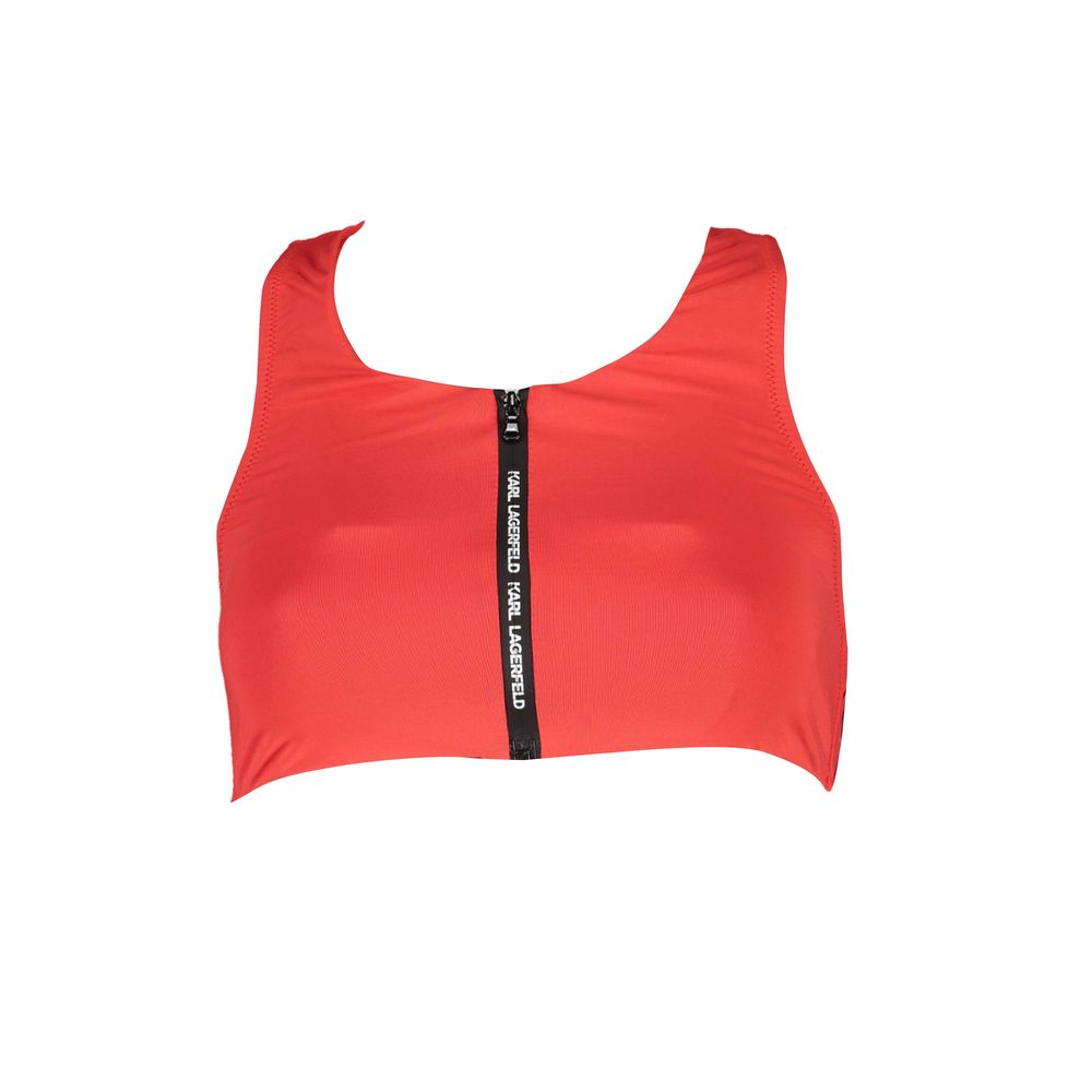 Karl Lagerfeld Rosso Polyamide Women's Swimsuit