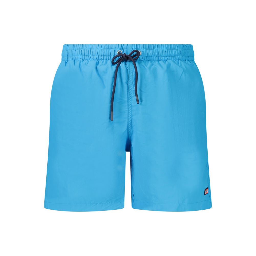 Norway 1963 Azzurro Poliammide Mens Swim Boxer
