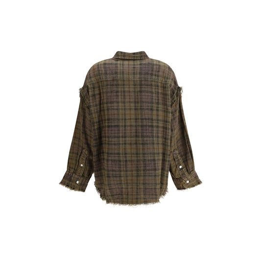 R13 Checked Cotton Shirt