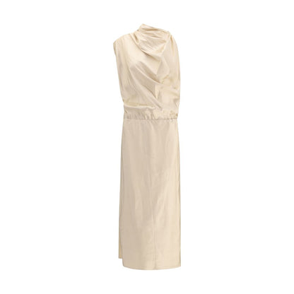 Magda Butrym Beige Silk Casual Dress