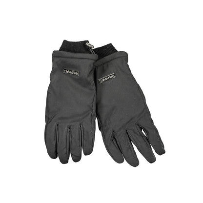 Calvin Klein Black Polyester Glove