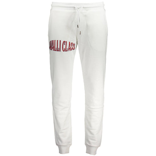 Cavalli Class White Cotton Pant