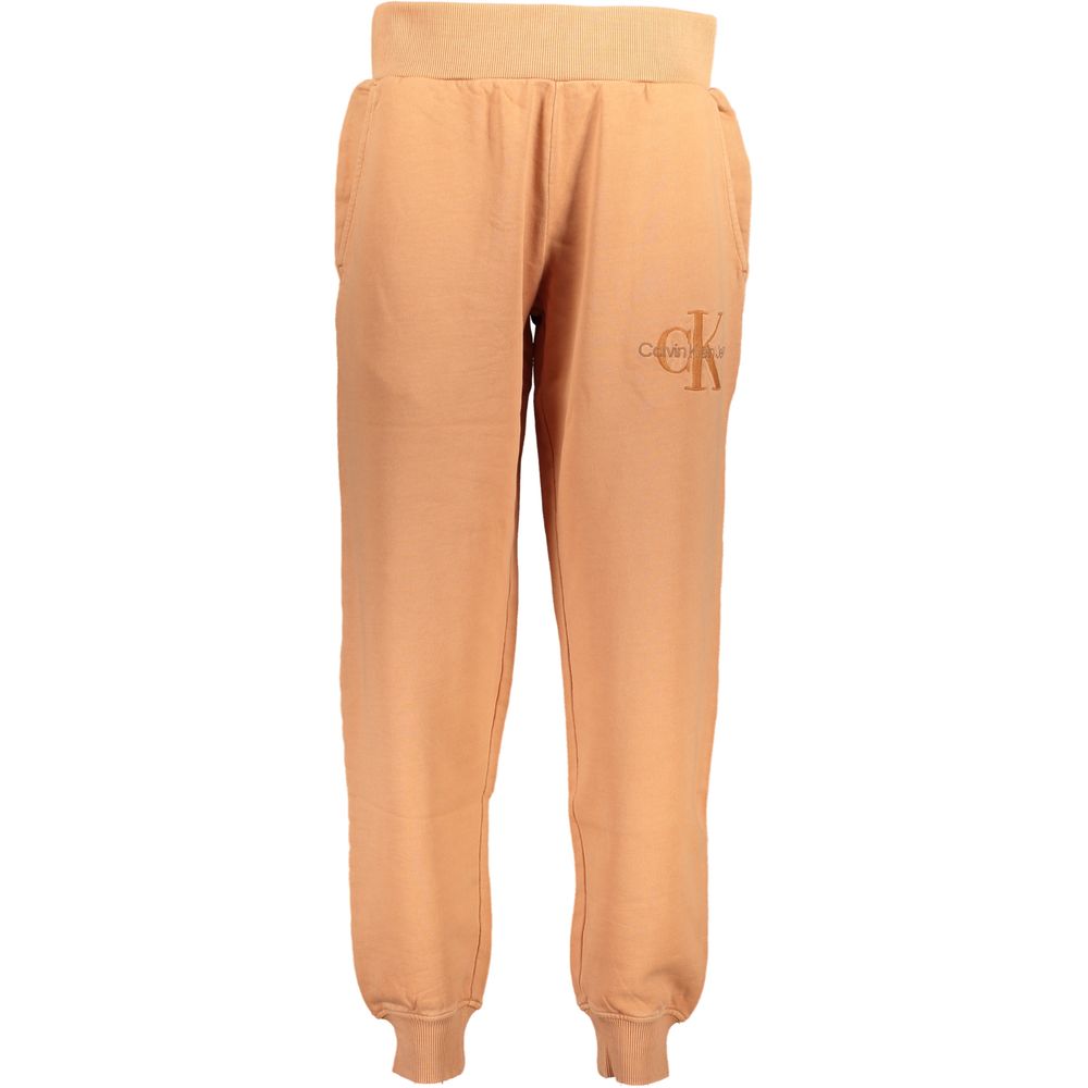 Calvin Klein Orange Cotton Pant