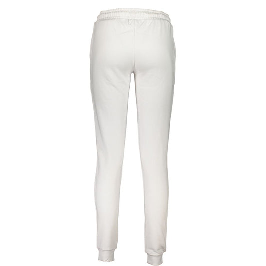Cavalli Class White Cotton Pant