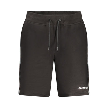 Guess Jeans Black Cotton Men's Track Pant