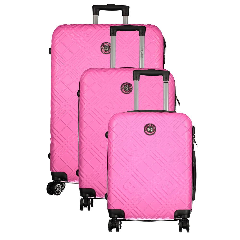 Laura Biagiotti Rosa Poliuretano Women Travel Bag