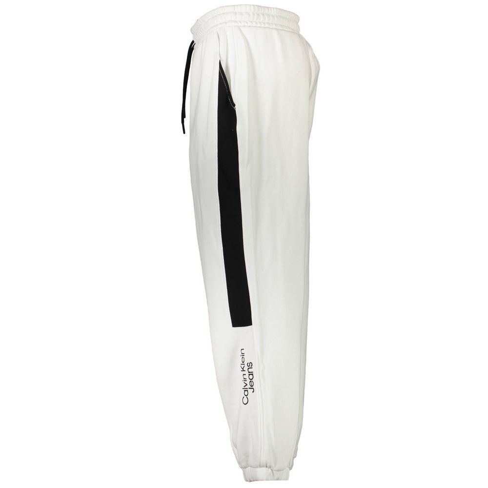 Calvin Klein White Cotton Pant