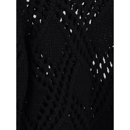 Jil Sander Black Fleece Wool Sweatshirt