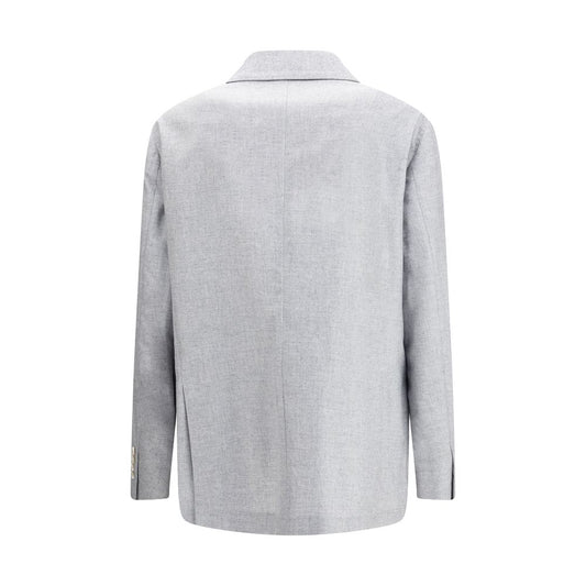Brunello Cucinelli Gray Wool Blazer