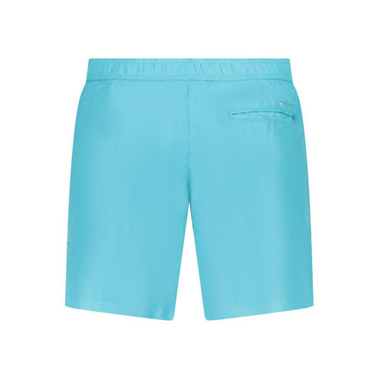 Trussardi Blue Polyester Swimwear