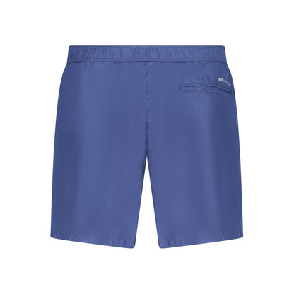 Trussardi Blue Polyester Swimwear