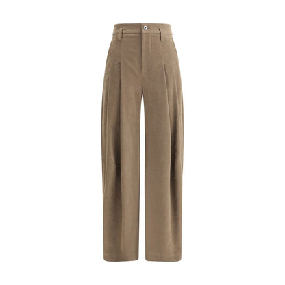 Brunello Cucinelli Brown Cotton Casual Pants