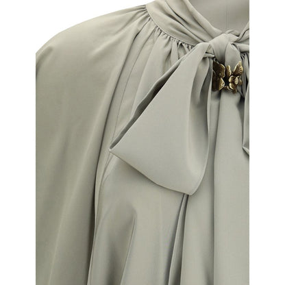 Max Mara Bicolor Silk Blouse