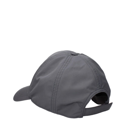 Herno Gray Polyester Caps (Baseball Hat)