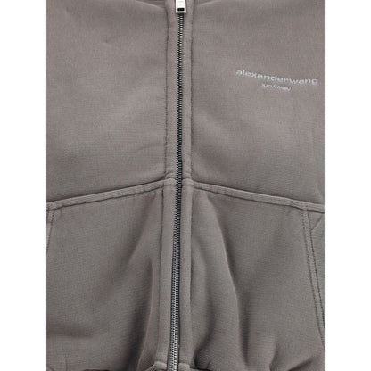 Alexander Wang Cropped zip-up Hoodie