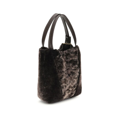 Chloé Shearling small Spin Tote Bag