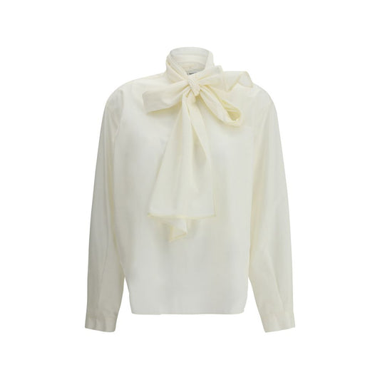 Forte_Forte Taffeta Shirt with removable bow